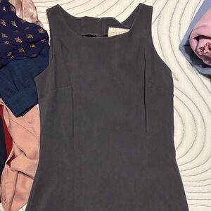 Gray Sleeveless Dress